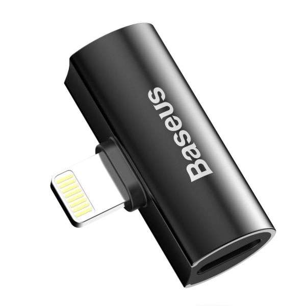 Baseus USB Adapter 2x Lightning Port - Svart Svart