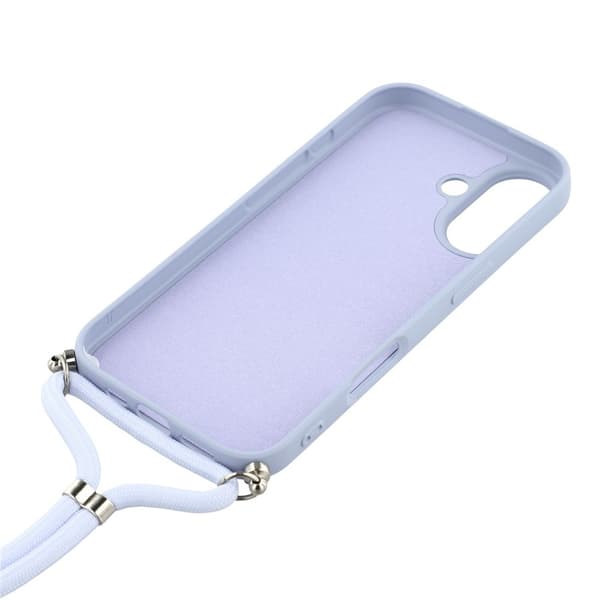iPhone 17 Skal TPU Med Mobilsnöre Lila