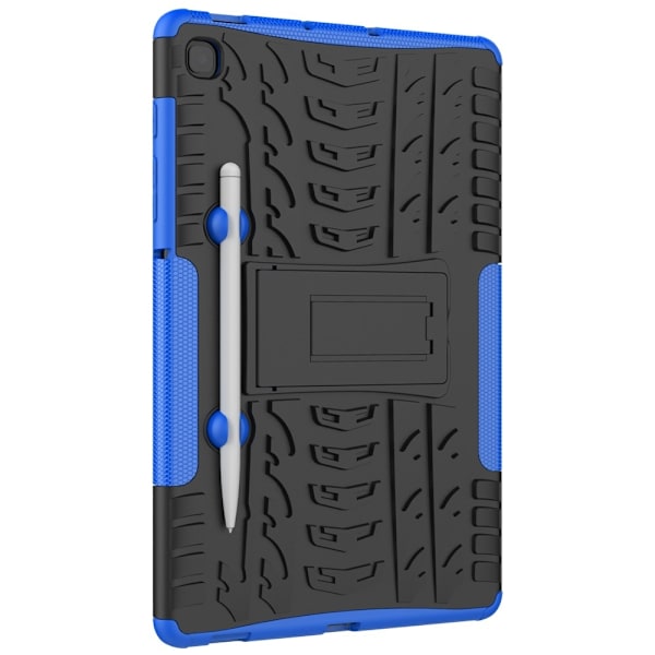 Samsung Galaxy Tab S6 Lite Skal Rugged Kickstand Armor Blå Blue Blå