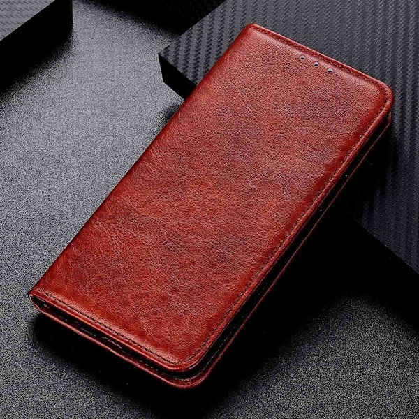 OnePlus Nord 2T 5G Fodral Flip Läder Brun