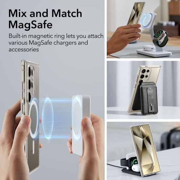 ESR Galaxy S24 Ultra Skal MagSafe CH HaloLock Transparent