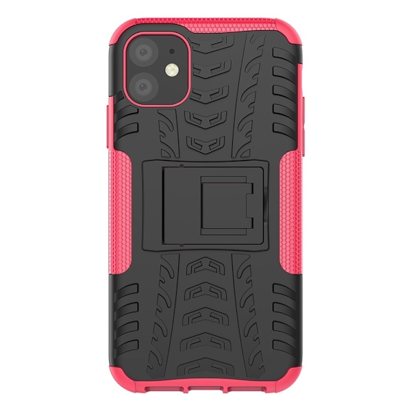 iPhone 11 - Ultimata stöttåliga skalet med stöd - Rosa Pink Rosa