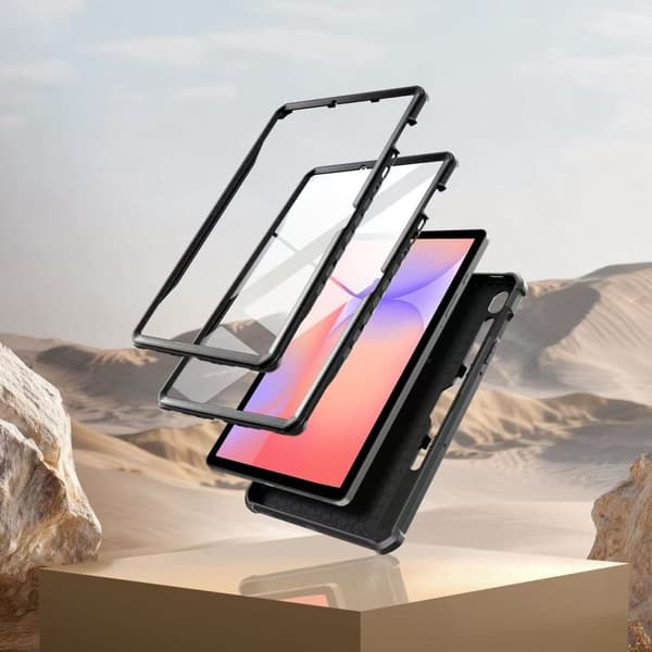 Tech-Protect Galaxy Tab S10 Lite/S10 FE/S9 2-SET Skal Kevlar Pro Svart
