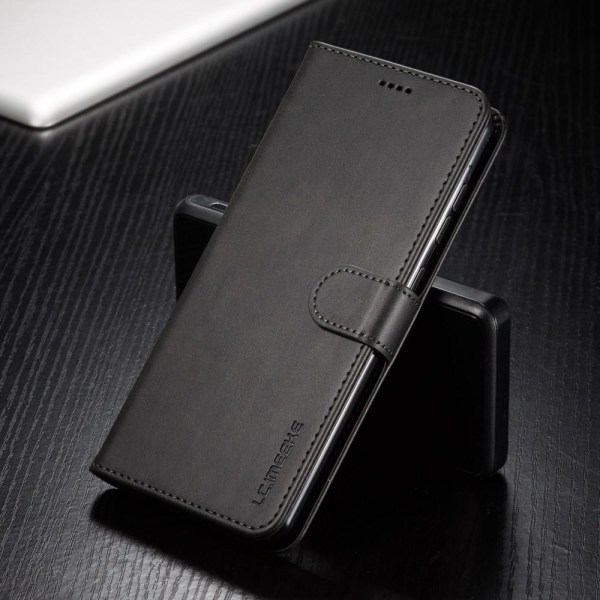 Samsung Galaxy A41 - LC.IMEEKE Plånboksfodral - Svart Black Svart