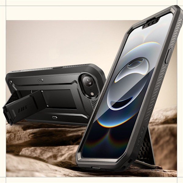 Supcase iPhone 16e Skal Unicorn Beetle Pro Svart