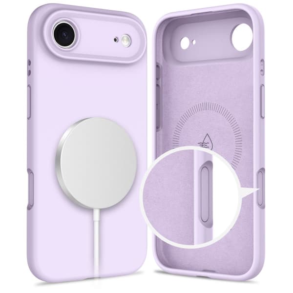 Tech-Protect iPhone Air Skal MagSafe Silicone Mauve