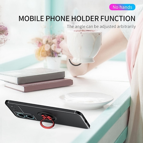 Xiaomi Redmi 10 5G Skal Ring Svart/Blå