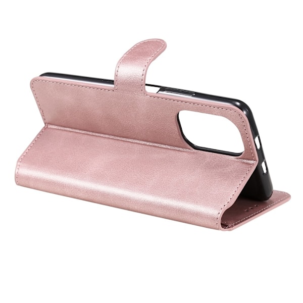 Xiaomi Mi 11i - Läder Fodral Solid - Roséguld Roséguld