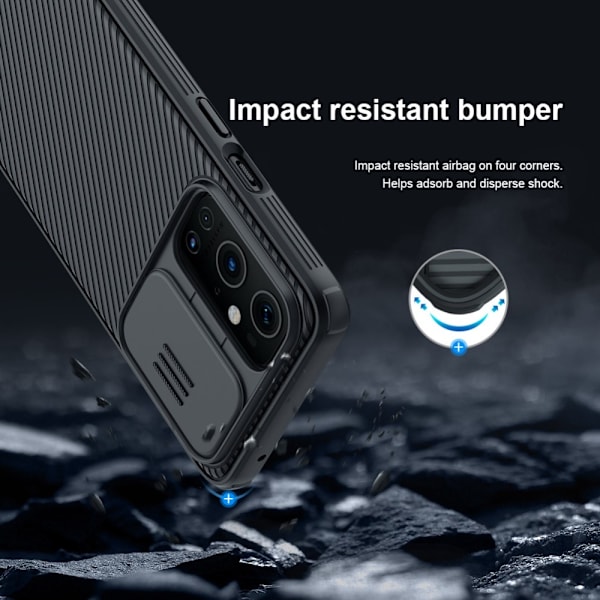 OnePlus 9 Pro - NILLKIN CamShield Pro Skal - Svart Svart