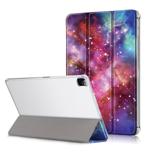 iPad Pro 12.9 (2018/2020/2021) - Tri-Fold Läder Fodral - Cosmic Cosmic Space