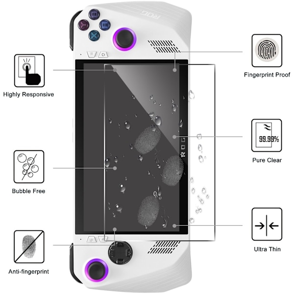 ASUS ROG Ally 2023 Skärmskydd Härdat Glas