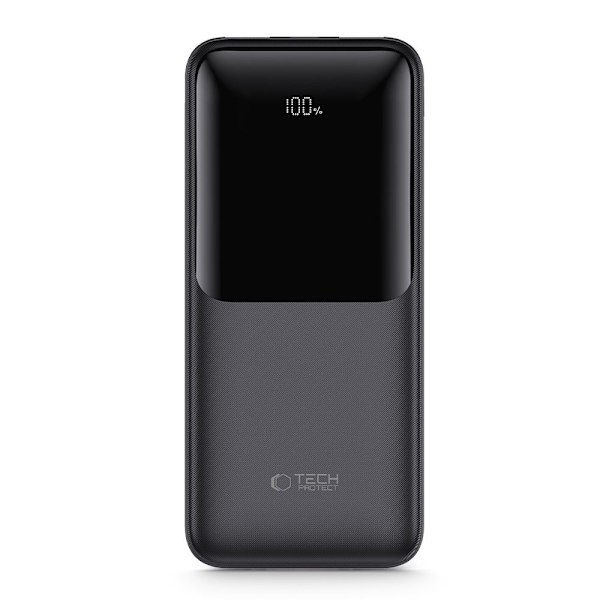 Tech-Protect 30000 mAh 22.5W Powerbank Svart