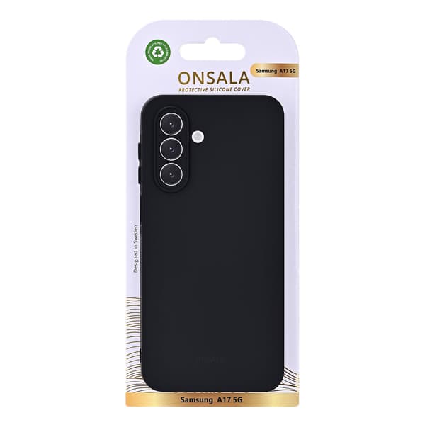 Onsala Samsung Galaxy A18 / A17 5G Mobilskal Med Silikonkänsla Svart