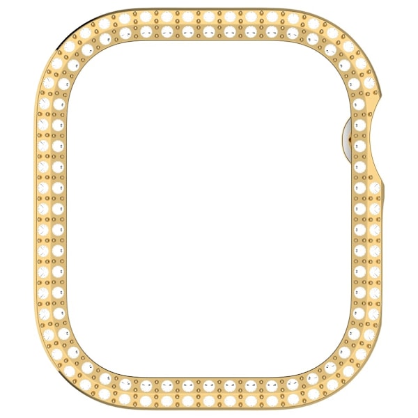 Apple Watch 10 42 mm Skal Rhinestone Guld