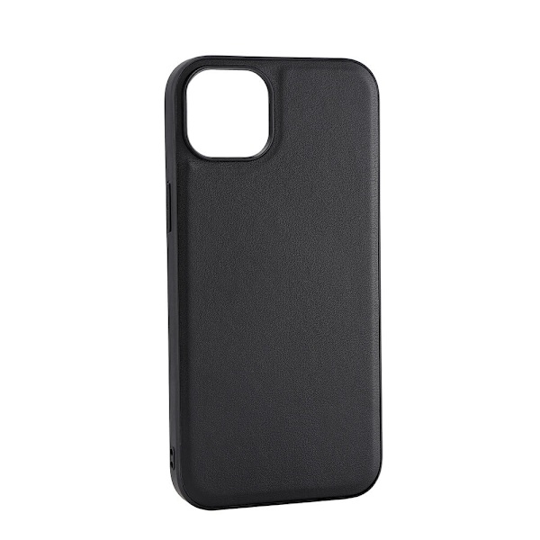 Buffalo iPhone 15 Plus Mobilskal MagSafe Läder Svart