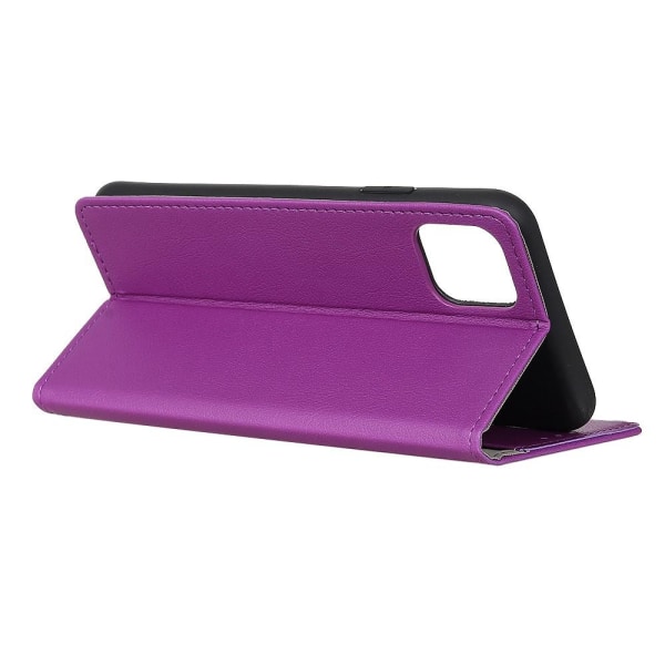 iPhone 12 Pro Max - Läder Fodral - Lila Purple Lila