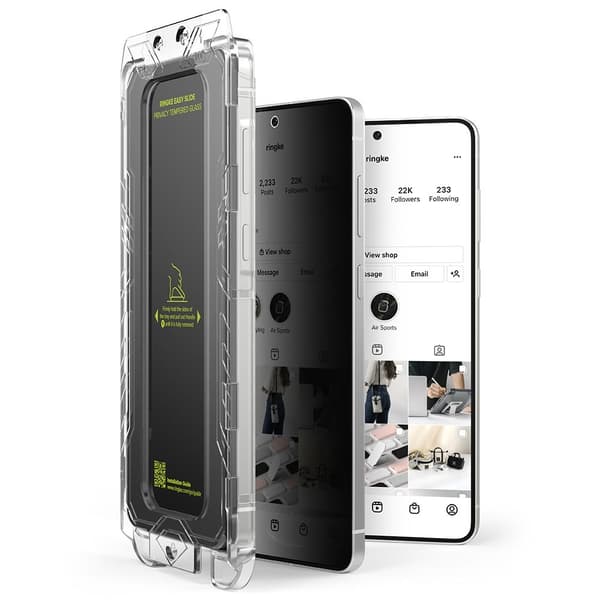 Ringke Galaxy S25 Edge 2-PACK Easy Slide Skärmskydd Privacy