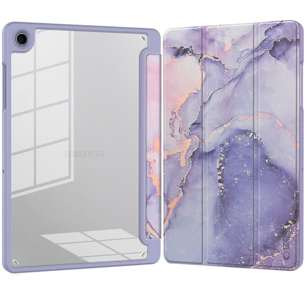 Tech-Protect Galaxy Tab A11/A9 Fodral SC Hybrid Violet Marble