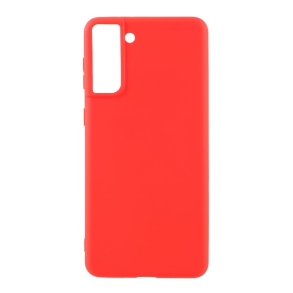 Samsung Galaxy S21 Plus - Matt TPU Skal - Röd Red Röd
