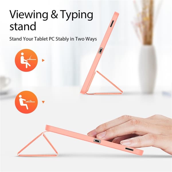 DUX DUCIS Galaxy Tab S10 FE Plus Fodral DOMO Tri-Fold Rosa