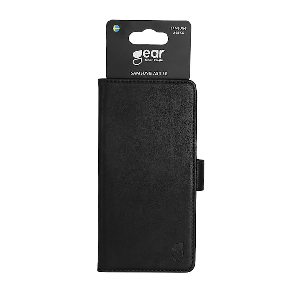 GEAR Galaxy A54 5G Mobilfodral Läder Svart