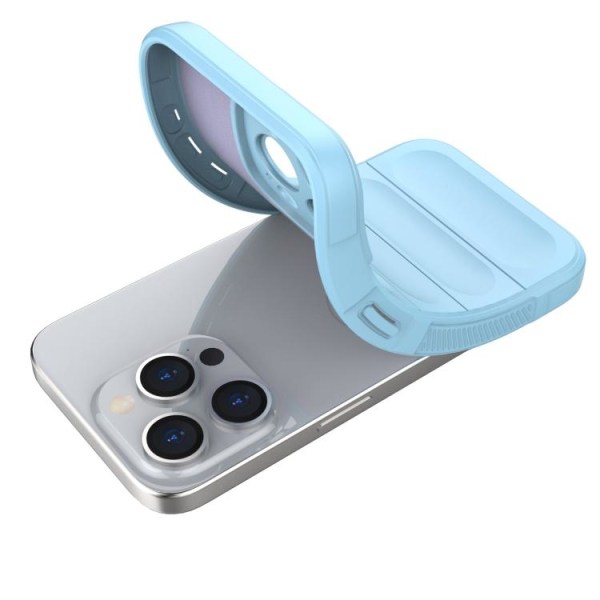 iPhone 15 Pro Skal Magic Shield Ljus Blå
