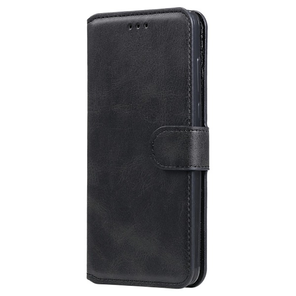 iPhone 13 Pro Max Fodral Läder Svart Svart