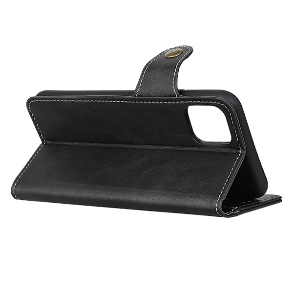 iPhone 12 Pro Max - Plånboksfodral - Svart Black Svart