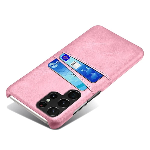 Samsung Galaxy S22 Ultra Skal Kortfack Roséguld