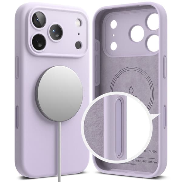 Ringke iPhone 17 Pro Skal MagSafe Silikon Lila