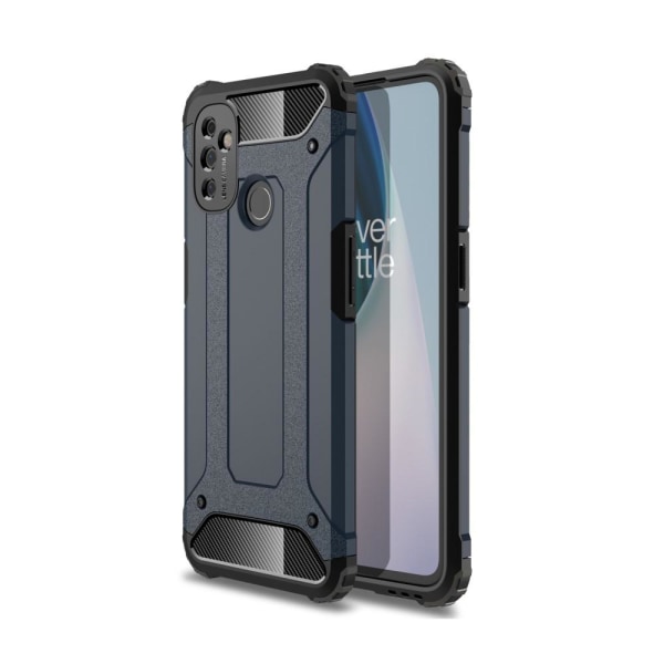 OnePlus Nord N100 - Armor Hybrid Skal - Mörk Blå DarkBlue Mörk Blå