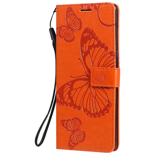 Sony Xperia 1 II - Butterfly Läder Fodral - Orange