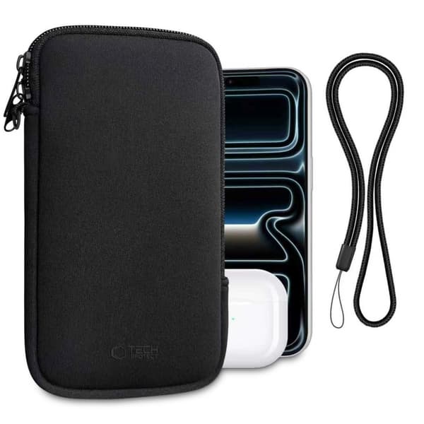 Tech-Protect Universal Mobilväska 6-7.2" Svart