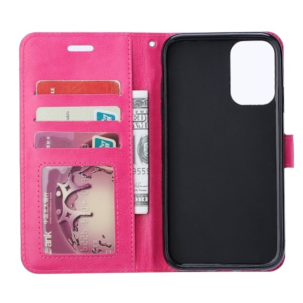 Samsung Galaxy S20 - Crazy Horse Plånboksfodral - Rosa Pink Rosa