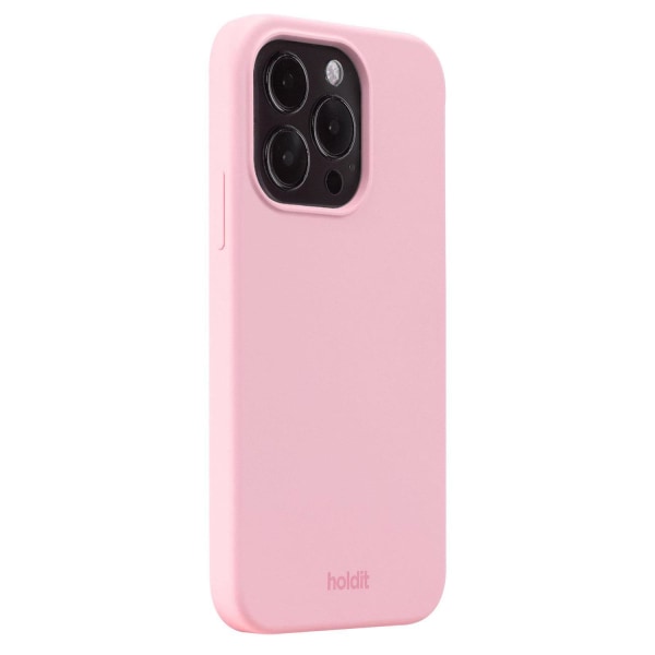 holdit iPhone 15 Pro Mobilskal Silikon Pink