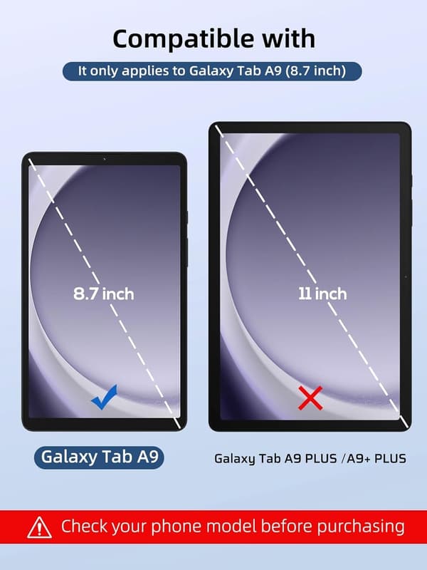 [2-Pack] Samsung Galaxy Tab A9 Skärmskydd I Härdat Glas