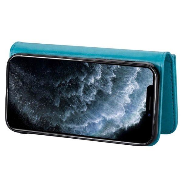 iPhone 12 Pro Max - 9-korts 2in1 Magnet/Fodral - Blå Blue Blå