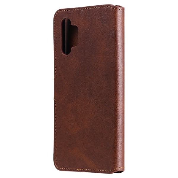 Samsung Galaxy A32 5G - Klassiskt Läder Fodral - Brun Brown Brun