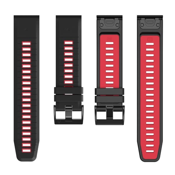 Garmin Fenix 22 mm Armband Quick Release Silikon Svart