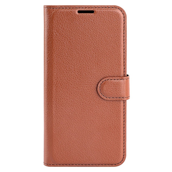 Xiaomi 14T Pro Fodral Litchi Läder Brun