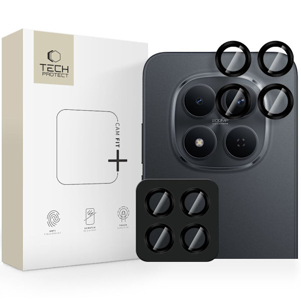 Tech-Protect Redmi Note 15 Pro/15 Pro Plus Linsskydd CamRing Fit+