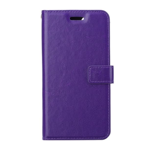iPhone 11 Pro Max - Crazy Horse Plånboksfodral - Lila Purple Lila