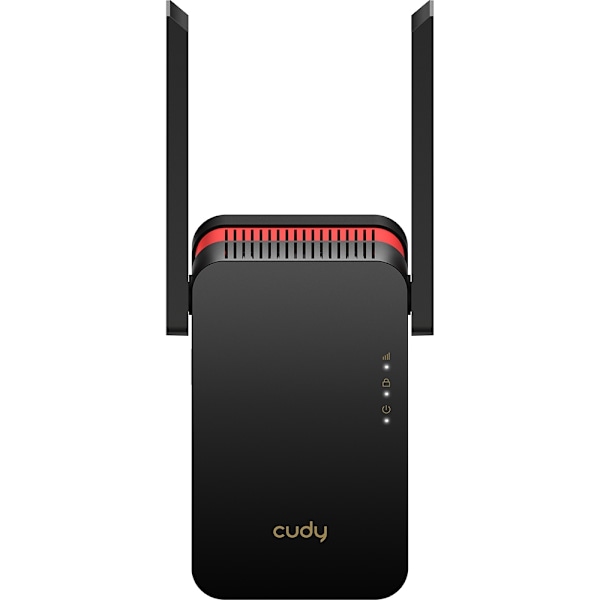 Cudy Wi-Fi Extender RE3000 AX3000 Mesh Svart/Röd