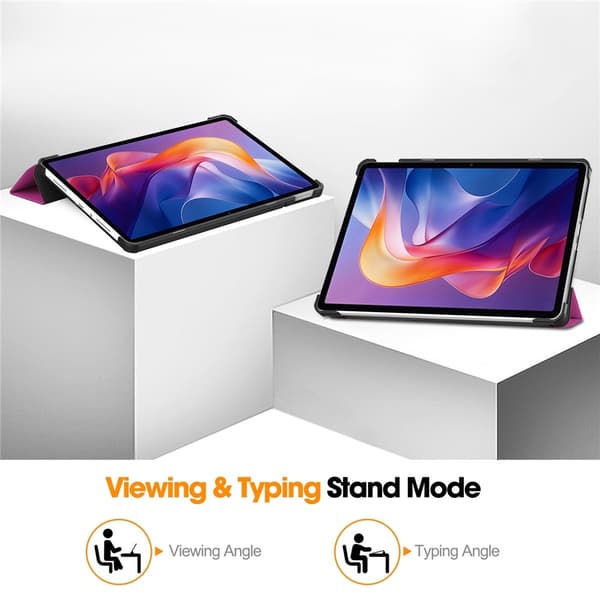 Xiaomi Redmi Pad 2 Fodral Tri-Fold Lila