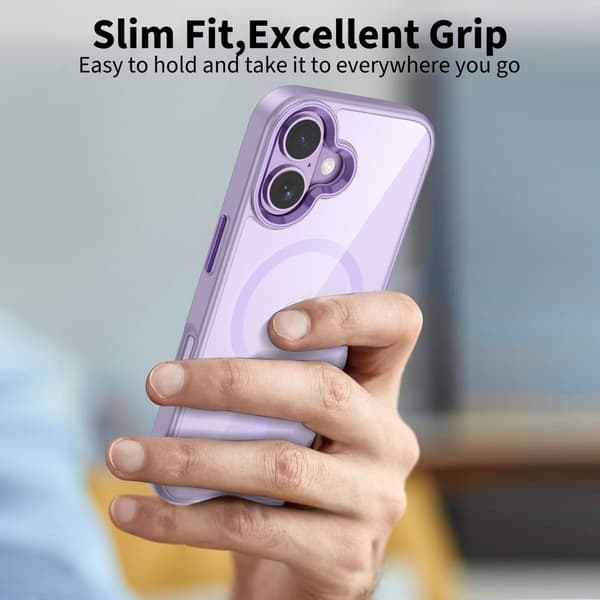 Tech-Protect iPhone 17 Skal MagSafe MagMat Lavender / Clear