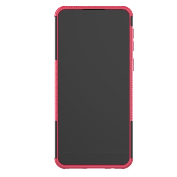 Samsung Galaxy A21 - Ultimata Stöttåliga Skalet med Stöd - Rosa Pink Rosa
