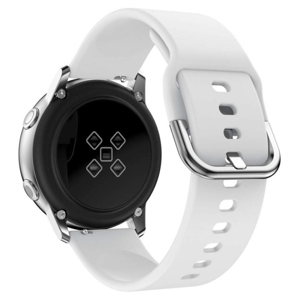 Klassiskt Silikon Armband Smartwatch - Vit (20mm)