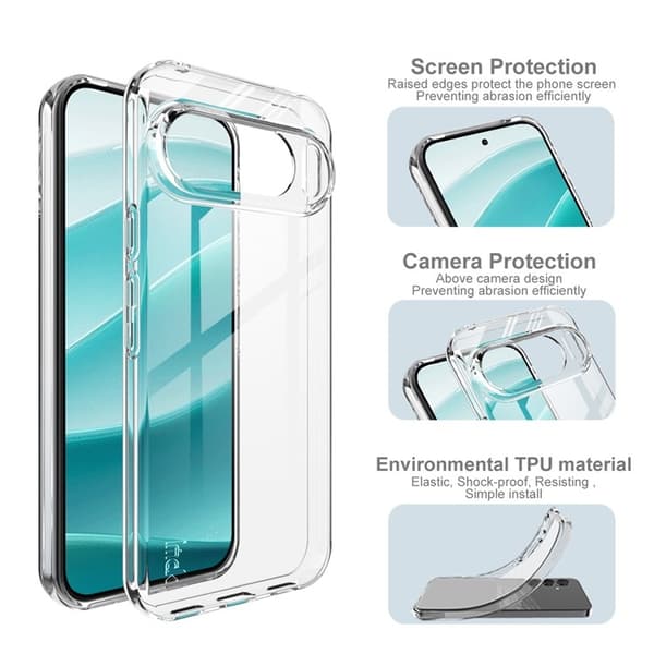 IMAK Google Pixel 10 Pro XL Skal Soft TPU Transparent
