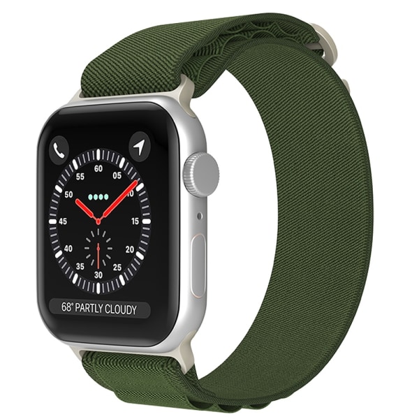 Apple Watch 38/40/41 mm Armband Alpine Pro Loop Militär Grön