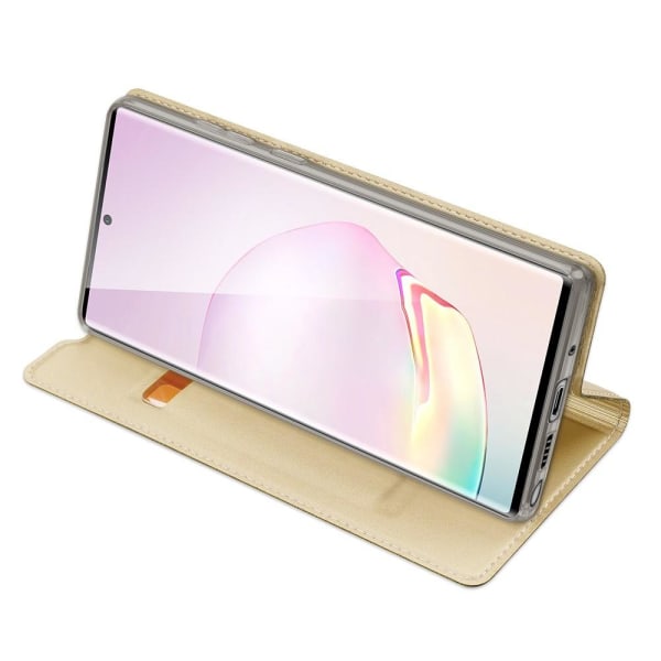 Samsung Galaxy Note 20 - DUX DUCIS Plånboksfodral - Guld Gold Guld